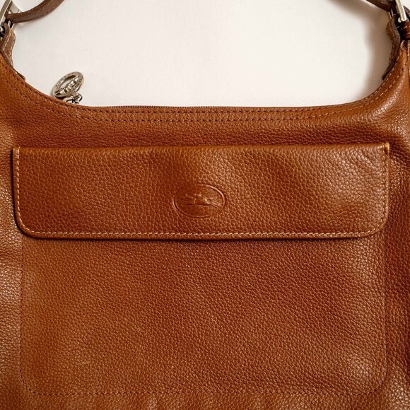 ~ FIRM PRICE ~
VINTAGE LONGCHAMP Camel Colored Leather Crossbody - Picture 2 of 16